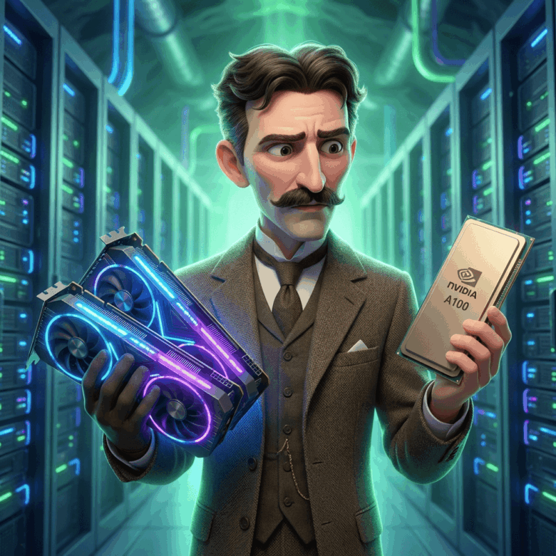 Two RTX 4090s vs One A100