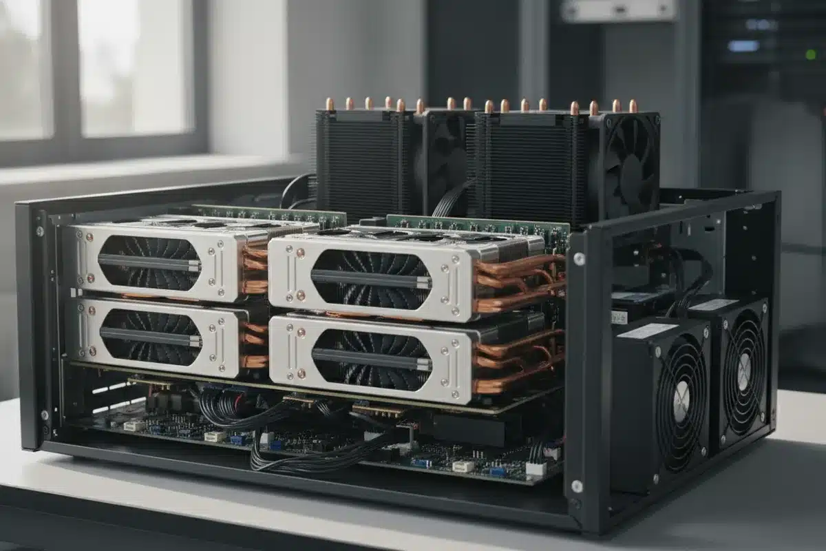 GPU server with dual EPYC CPUs