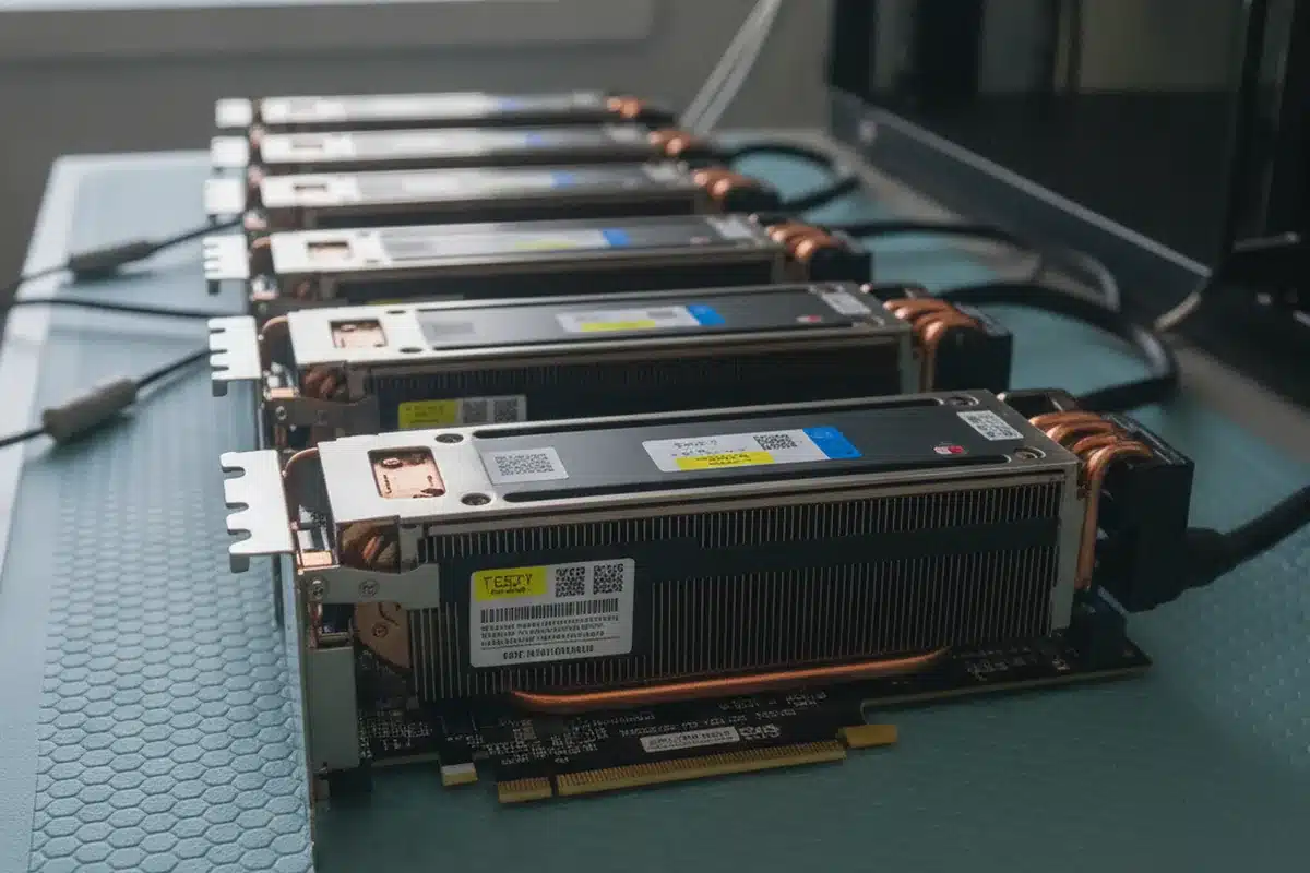 Refurbished data center GPUs ready for testing