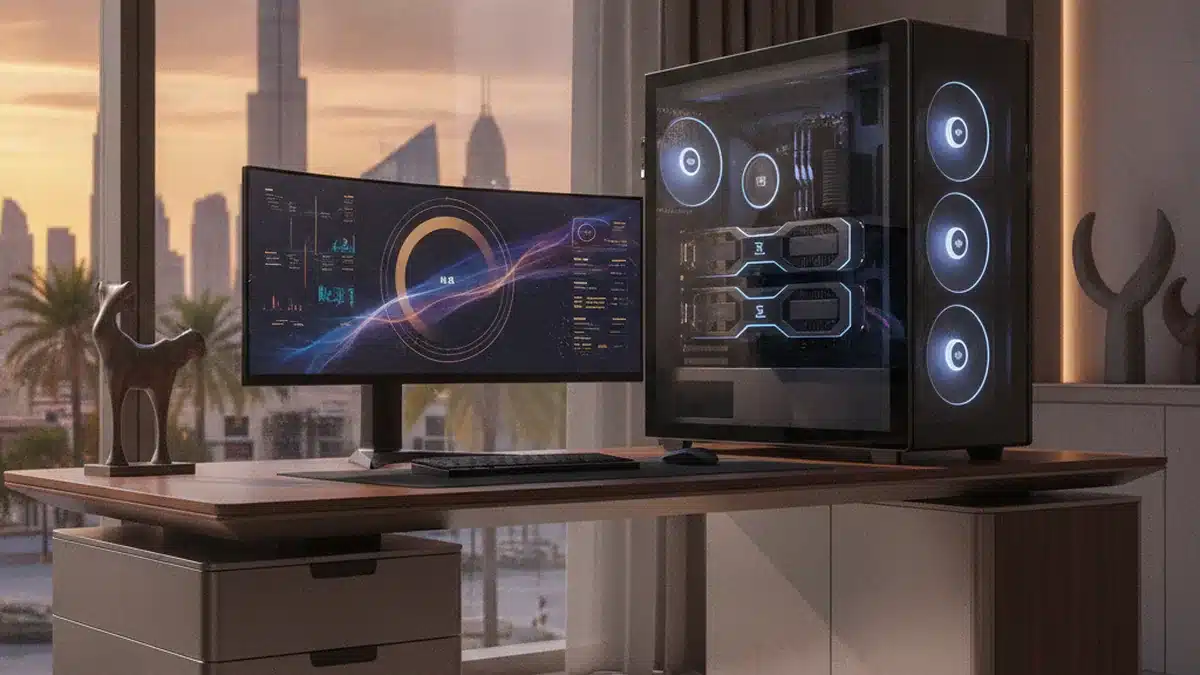 AI workstation with RTX PRO 6000 Blackwell GPUs