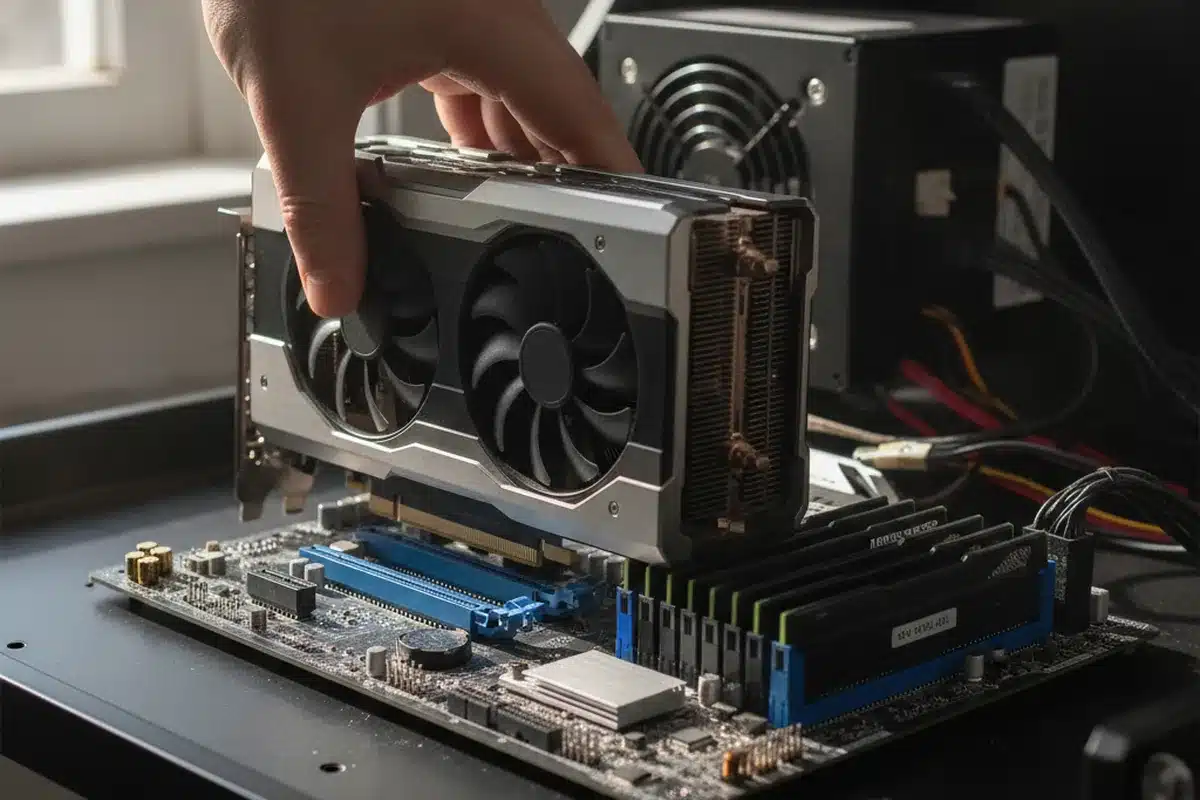 Installing a professional GPU in a workstation