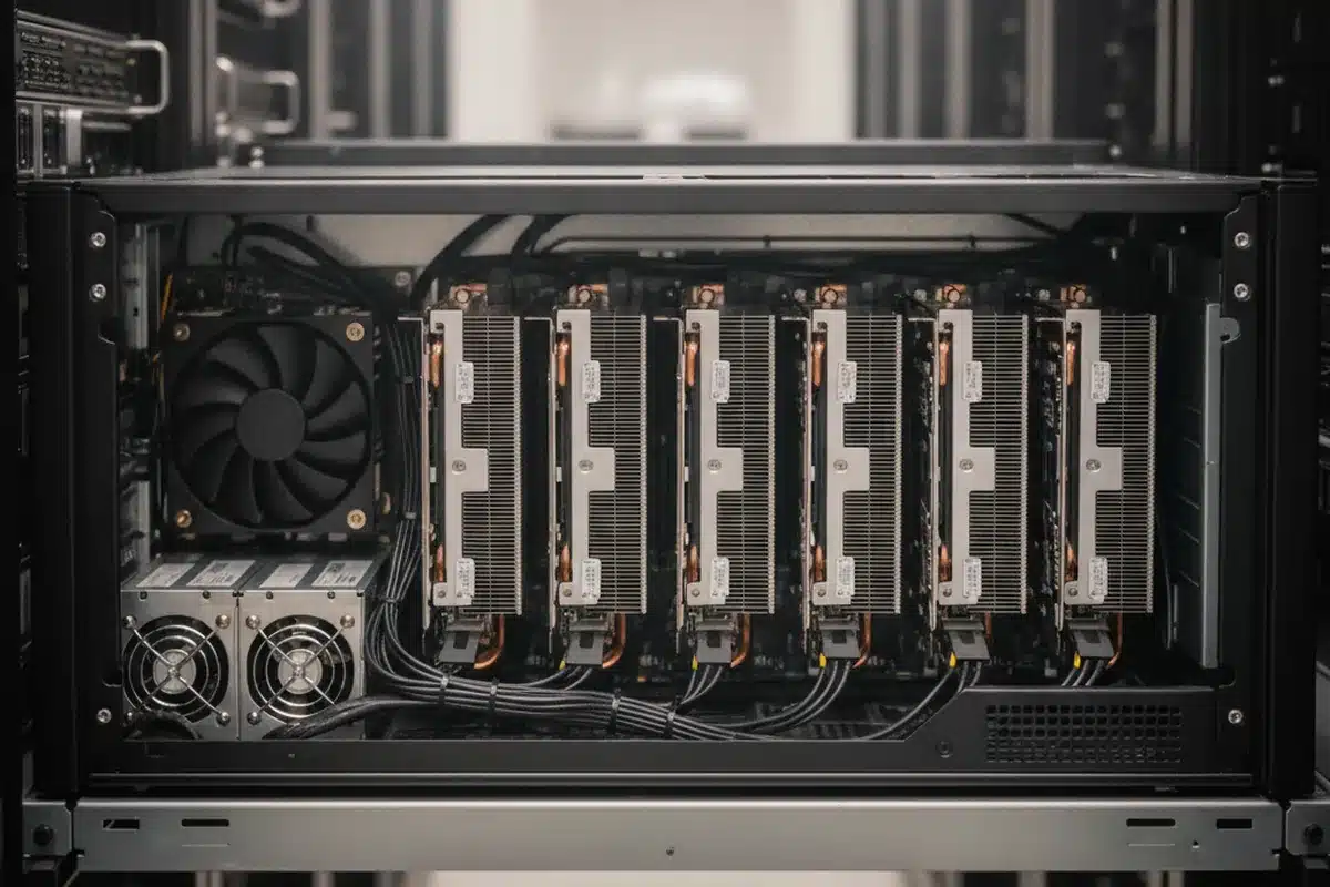 Rack server with RTX PRO 6000 Server Edition GPUs